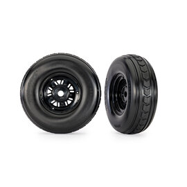 Traxxas TRA10972  3.2" Funco Black Front Wheels & Arrow Tires (2)