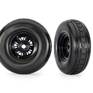 Traxxas TRA10972  3.2" Funco Black Front Wheels & Arrow Tires (2)