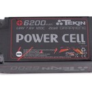 Tekin TEKTT1602  Tekin Power Cell 2S Hard Case Shorty 120C Graphene LiPo Battery (7.6V/6200mAh) w/5mm Bullets