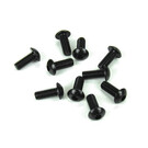 Tekno RC TKR1443 – M4x10mm Button Head Screws (black, 10pcs)