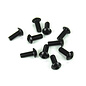 Tekno RC TKR1443 – M4x10mm Button Head Screws (black, 10pcs)