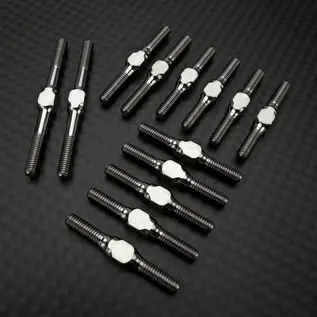 R1wurks 900167 R1WURKS Fits X4 '25 Titanium Turnbuckle Set (Upper Link Arms)