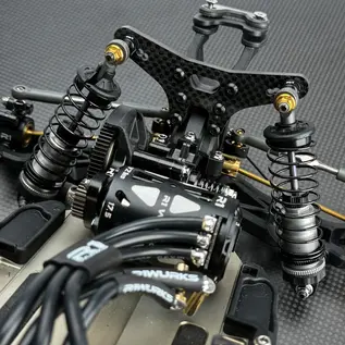 R1wurks 900154 R1WURKS (B7 Series) Lowered Rear Tower Set, Inverted Rear Shocks