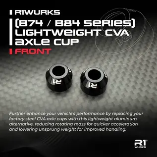 R1wurks 900163 R1WURKS (B74 / B84 Series) Lightweight CVA axle cup, front