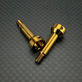 R1wurks 900177-2 R1WURKS (B74 / B84 Series) Ultra Lightweight Front CVA Axle, Titanium (Bronze)