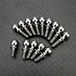 R1wurks 900207 R1WURKS (B84 Series) Ball Stud Set, Titanium, 14pcs Silver