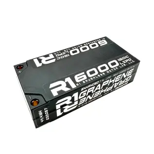 R1wurks 030057 R1WURKS 6000mah 150C 7.4V 2s Shorty w/ 5mm