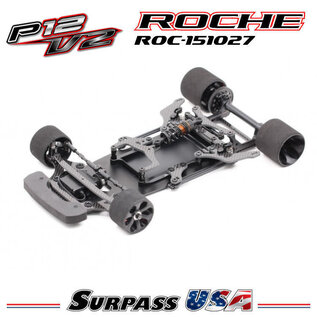 RocheRC USA ROC-151027 Roche - Rapide P12V2 1/12 Competition Pan Car Kit (151027)
