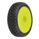 Proline Racing PRO1031412  1/24 Electron 2.0 Buggy F/R Tires Mounted 7mm Yellow (4): Micro-B