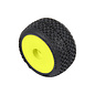 Proline Racing PRO1031512  1/28 Electron 2.0 T F/R Tires Mounted 7mm Yellow (4): Micro-T