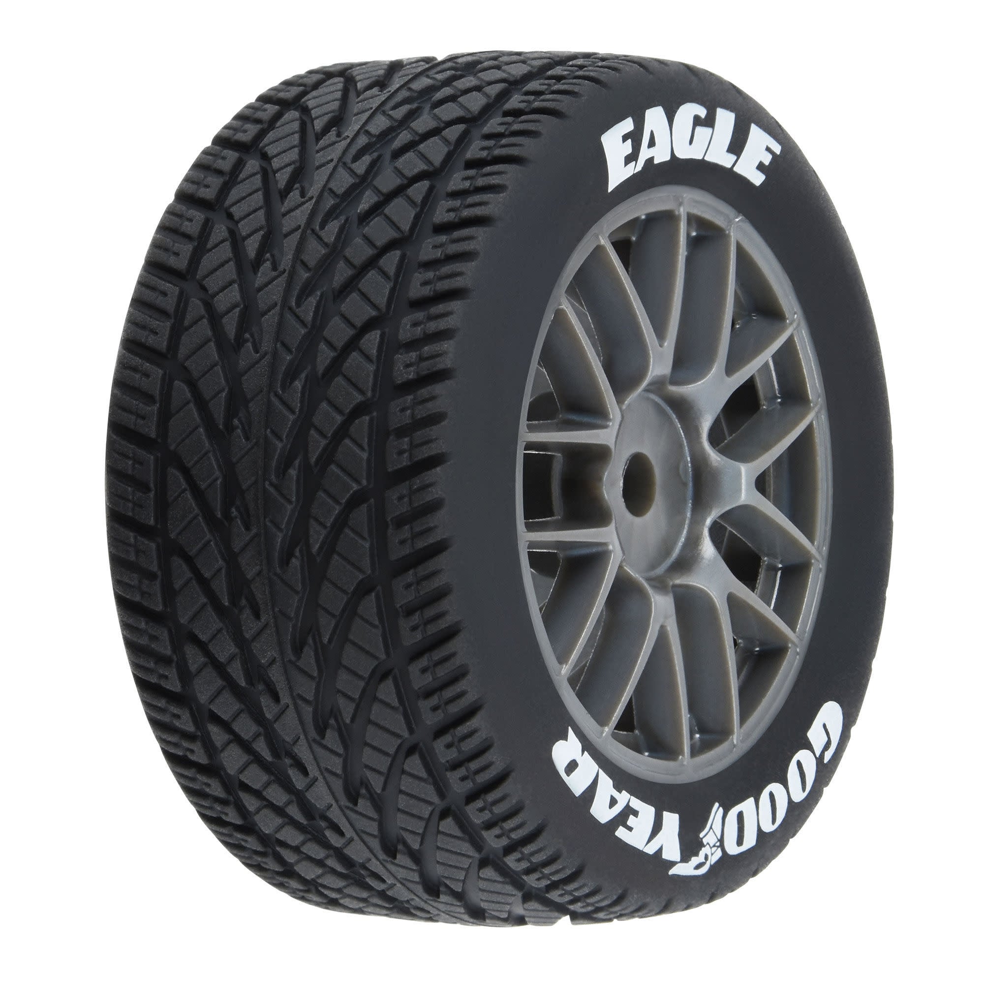 PRO1030411 1/12 Goodyear Eagle Soft Tire F/R MTD Gray Wheels (4