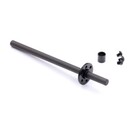 RocheRC USA PC-10006  Radtec 1/12 Carbon Rear Solid Axle Set (V2) Black