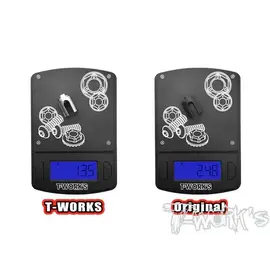 T-Works TP-179-A800R  64 Titanium Solid BB Driveshaft Adapters ( For Awesomatix A800R/MMX )