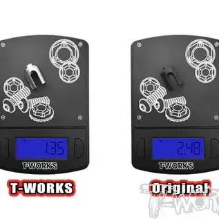 T-Works TP-179-A800R  64 Titanium Solid BB Driveshaft Adapters ( For Awesomatix A800R/MMX )