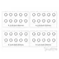 T-Works TA-095-3  3mm Shim Washer Set ( 0.05,0.1,0.2,0.3mm each 10pcs. )