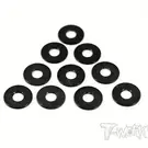 T-Works TA-052BK  T-Work´s Aluminum Shims 3 x 7.8 - Black (10)  .50mm
