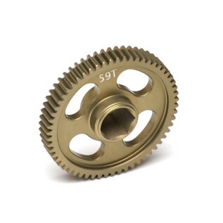 Exotek Racing EXO2277  59T Aluminum Lightweight Spur: Nascar/Grom