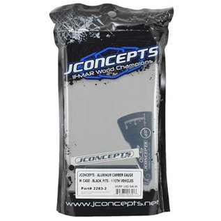 J Concepts JCO2283-2  Black Aluminum Camber Gauge, 85mm