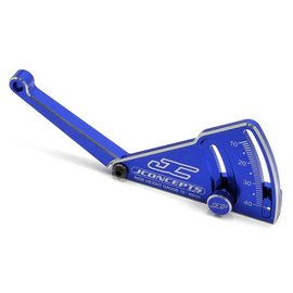 J Concepts JCO2282-1  Blue Aluminum Ride Height Gauge, 10-40mm