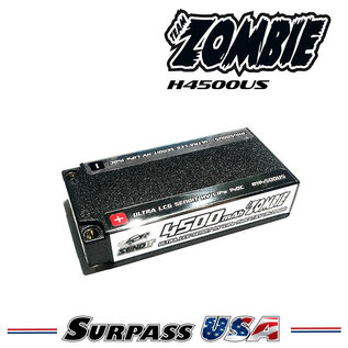 Team Zombie H4500US Team Zombie SENDIT 4500mAh 2S 7.6v HV 140c ULCG Shorty