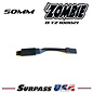 Team Zombie B-TZ-100021 Team Zombie 50mm Ultra -Flex Interlock Extension JR Male to Futaba Female Cord Option Team Zombie B-TZ-100021 Team Zombie 50mm Ultra -Flex Interlock Extension JR Male to Futaba Female Cord Option