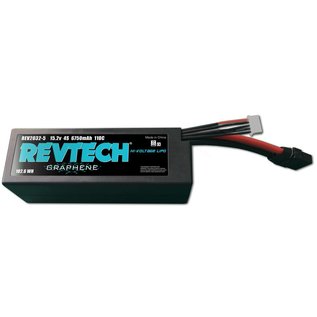 Trinity REV2032-5 RevTech 4S 15.2v 6750mAh 110C LiHv Hi-Voltage Pack w/ XT90 Plug