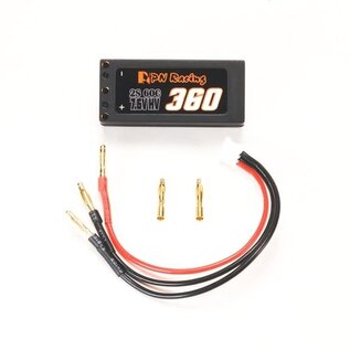 PN Racing 733360  PN Racing V5 LiPo 2S 7.6V HV 360mah 60C Hardcase Battery (Charging Cable Included)