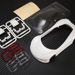 PN Racing 600500W  PN Racing Mini-Z Concept C9 ABS Car Body Kit White
