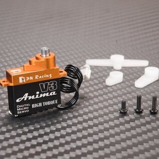PN Racing PN500833  PN Racing V3 Anima High Torque Titanium Gear Digital Micro Servo