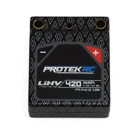 Protek RC PTK-5142-25  ProTek RC 2S 30C HV Hardcase LiPo Battery for Losi® Micro-B (7.6V/420mAh) w/Charge Lead & 3.5mm Bullets