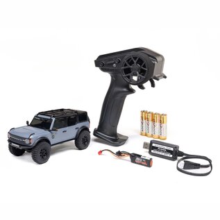 Axial Racing AXI-2048T2  1/30 SCX30 Ford Bronco 4X4 RTR Brushed Rock Crawler (Battery & Charger Included), Gray