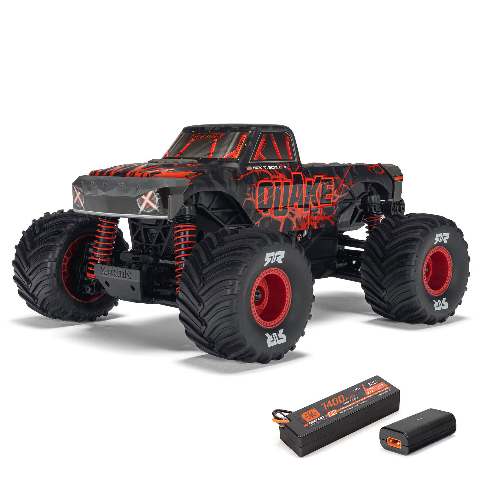 ARA3230ST3 1/10 GORGON 2WD RTR Brushed Monster Truck (Battery