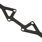 Xray XRA372143  XP10 Carbon Lower Suspension Arm Plate 1-Piece Chassis