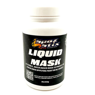 Spaz Stix SZX00008V2  Water Based Liquid Mask V2, 8oz