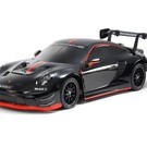 Tamiya TAM47512  1/10 R/C Porsche 911 GT3 R (992), Black Painted Body, (TT-02)