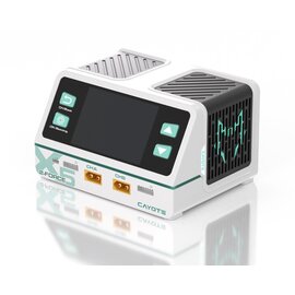 Cayote CYEG1022  2-Force X5 Racing Dual Battery Charger w/XT90 Charge Lead (6S/40A) (AC 500W/DC 1400W)
