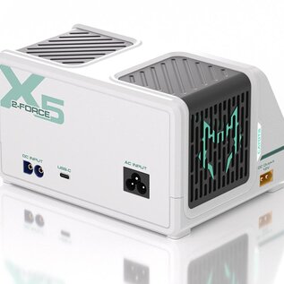 Cayote CYEG1022  2-Force X5 Racing Dual Battery Charger w/XT90 Charge Lead (6S/40A) (AC 500W/DC 1400W)