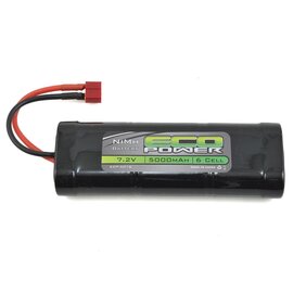 Eco Power ECP-5016   6-Cell NiMH Stick Pack Battery w/T-Style Connector (7.2V/5000mAh)
