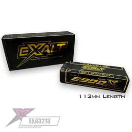 EXALT EXA3213  2S 160C Mid Shorty Lipo Battery (7.4V/6900mAh) w/5mm Bullets (EXA3213)
