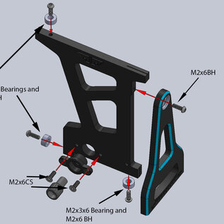 Reflex Racing RX547V2 Reflex Racing 1/28 Set Up Station with Carrying Case Version 2