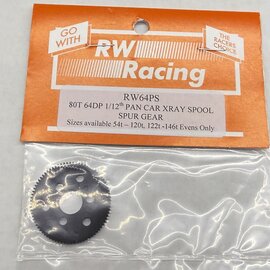 RW RW80PS  80T Pan Car Spur Gears for will fit Xray and AMX (other) style spools