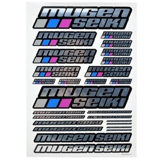 Mugen Seiki MUGP0403a Mugen Seiki Chrome Decal Sheet (Large)