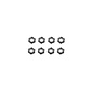 Team Associated ASC21689  M2 Locknuts, Black Aluminum (8pcs)