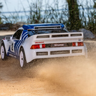 Traxxas TRA108046-1-WHT  Mini Rally VXL Ford RS200