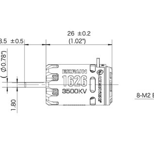 Hobbywing HWI38020368  EZRUN Mini28 ESC and 1626 SD 6500KV Motor Combo