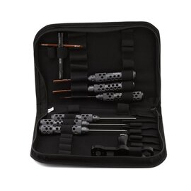 Protek RC PTK-8301  8-Piece Metric Hex & Nut Driver "TruTorque" 1/8 Surface Tool Set w/Carrying Case