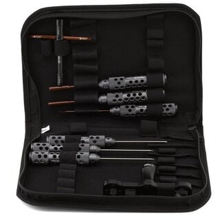 Protek RC PTK-8301  8-Piece Metric Hex & Nut Driver "TruTorque" 1/8 Surface Tool Set w/Carrying Case