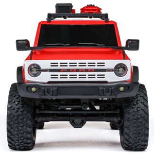 Axial Racing AXI00006V2T6  1/24 SCX24 Red Ford Bronco 4WD Rock Crawler Brushed RTR