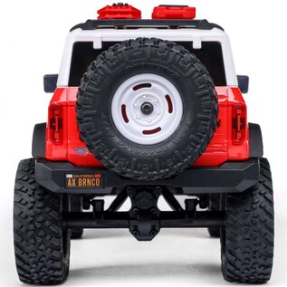 Axial Racing AXI00006V2T6  1/24 SCX24 Red Ford Bronco 4WD Rock Crawler Brushed RTR