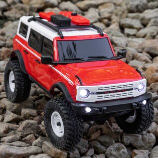 Axial Racing AXI00006V2T6  1/24 SCX24 Red Ford Bronco 4WD Rock Crawler Brushed RTR